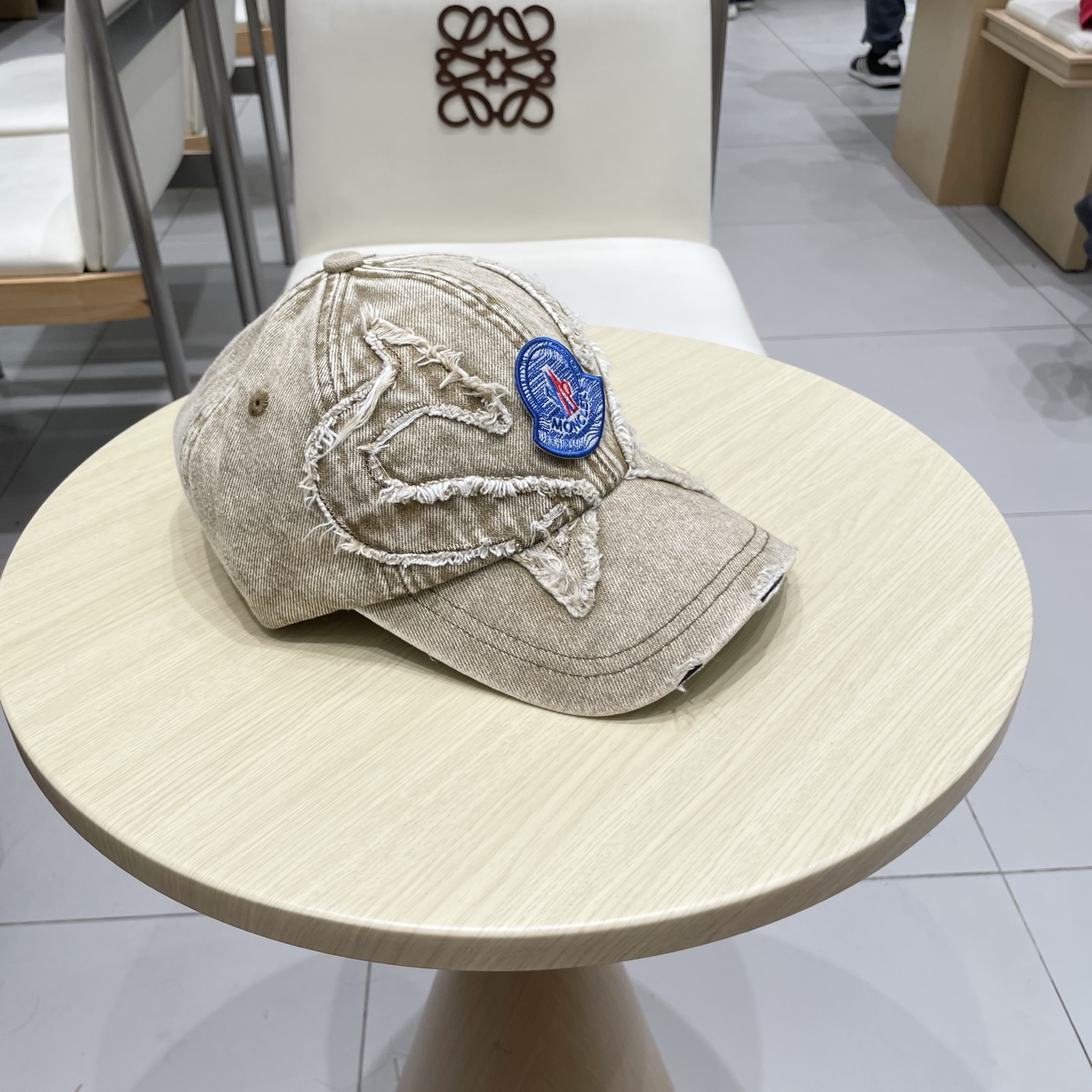   2025春夏新款 蒙口MONCLER棒球帽，年轻时尚潮人穿搭色系，视觉效果超强，立体字母，好看有质感