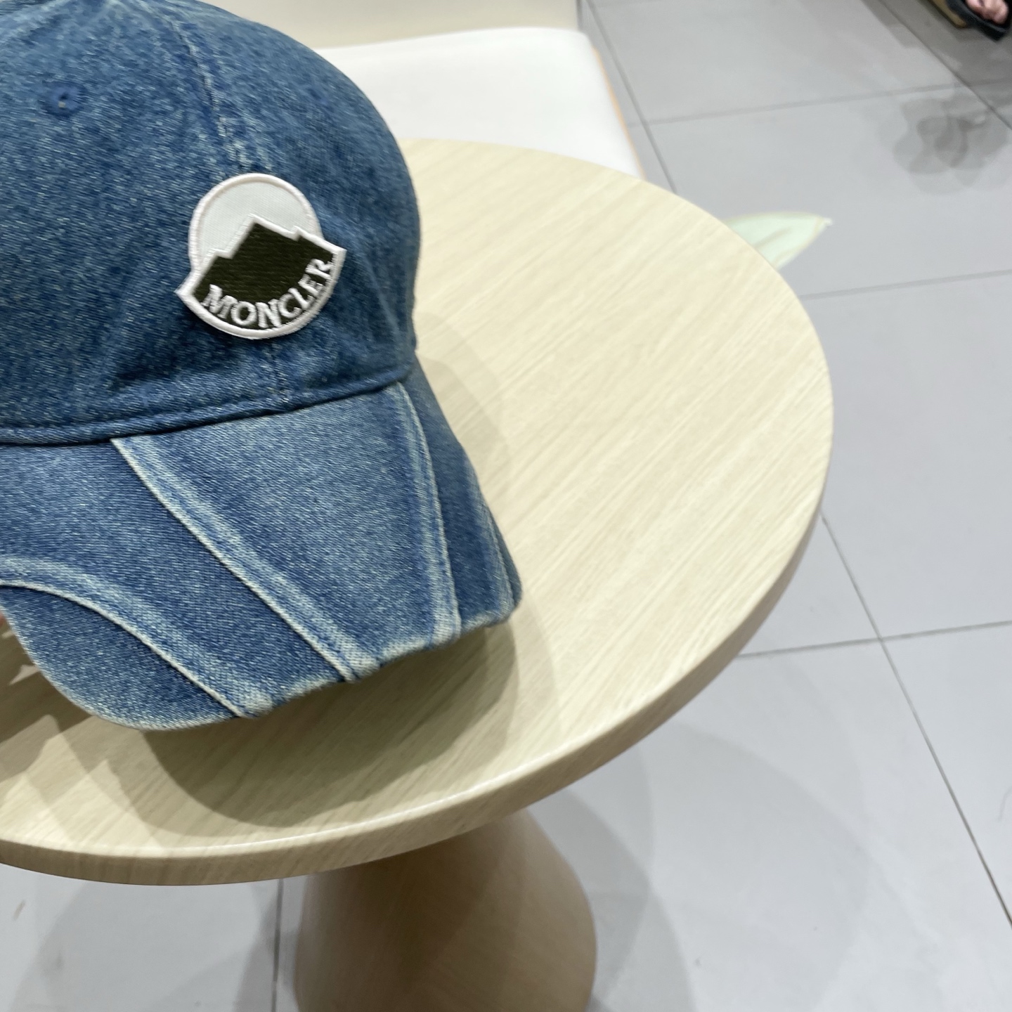  MONCLER棒球帽四季款高品质帽子女水洗牛仔软顶棒球帽韩版休闲简约鸭舌帽显脸小