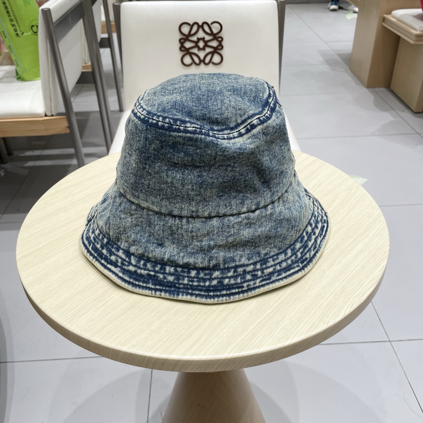  Chrome Hearts 克罗心💓2025秋新款复古水洗做旧牛仔盆帽渔夫帽户外遮阳帽软牛仔渔夫帽