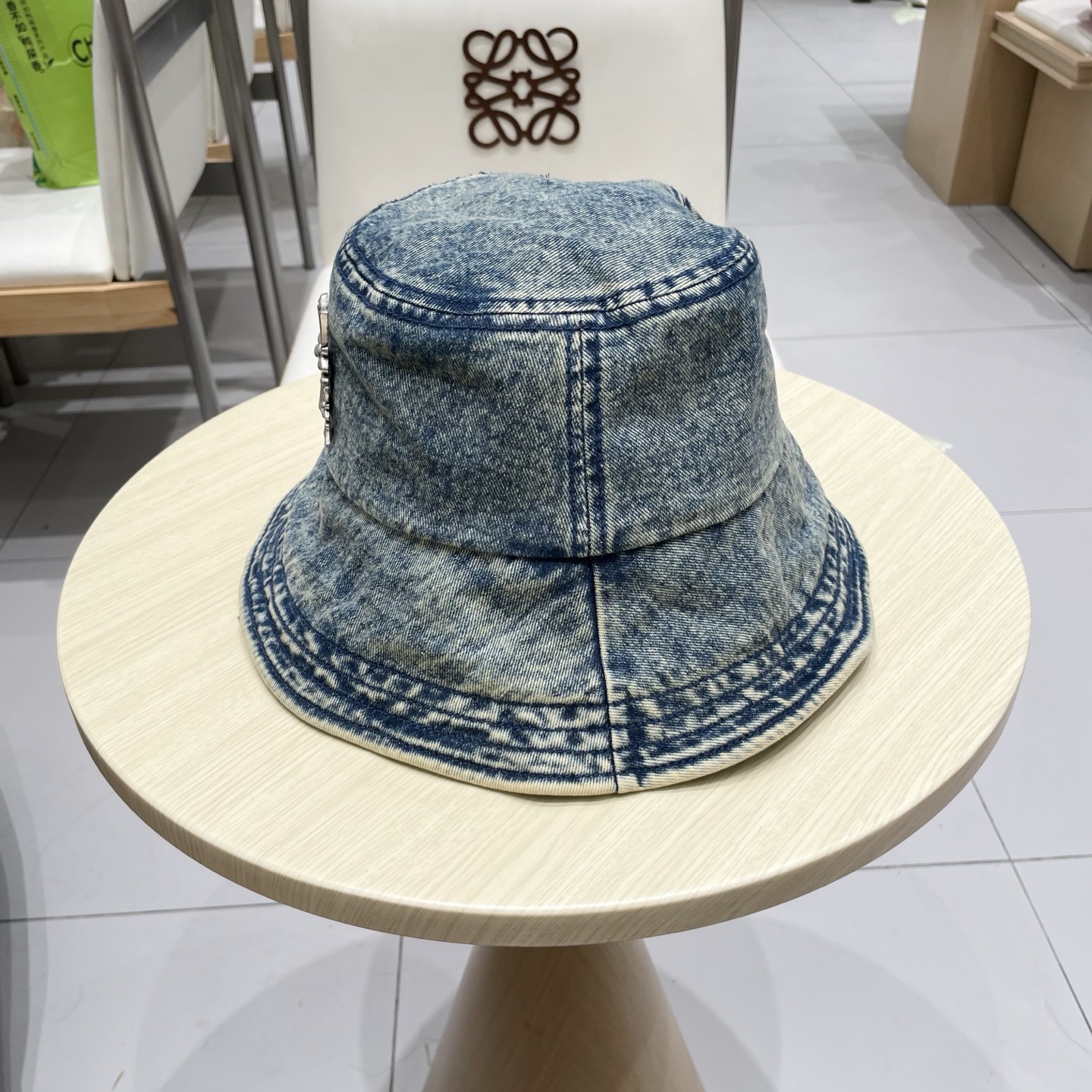  Chrome Hearts 克罗心💓2025秋新款复古水洗做旧牛仔盆帽渔夫帽户外遮阳帽软牛仔渔夫帽