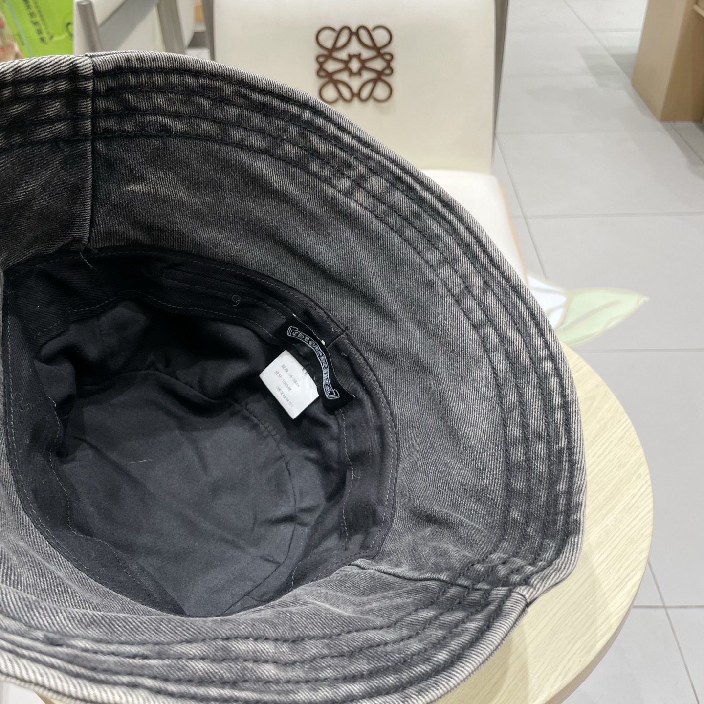  Chrome Hearts 克罗心💓2025秋新款复古水洗做旧牛仔盆帽渔夫帽户外遮阳帽软牛仔渔夫帽