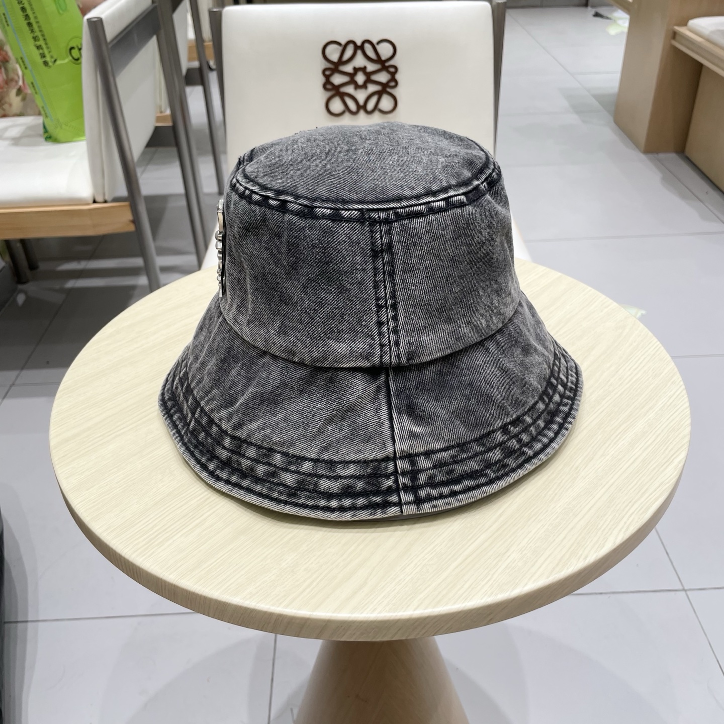  Chrome Hearts 克罗心💓2025秋新款复古水洗做旧牛仔盆帽渔夫帽户外遮阳帽软牛仔渔夫帽