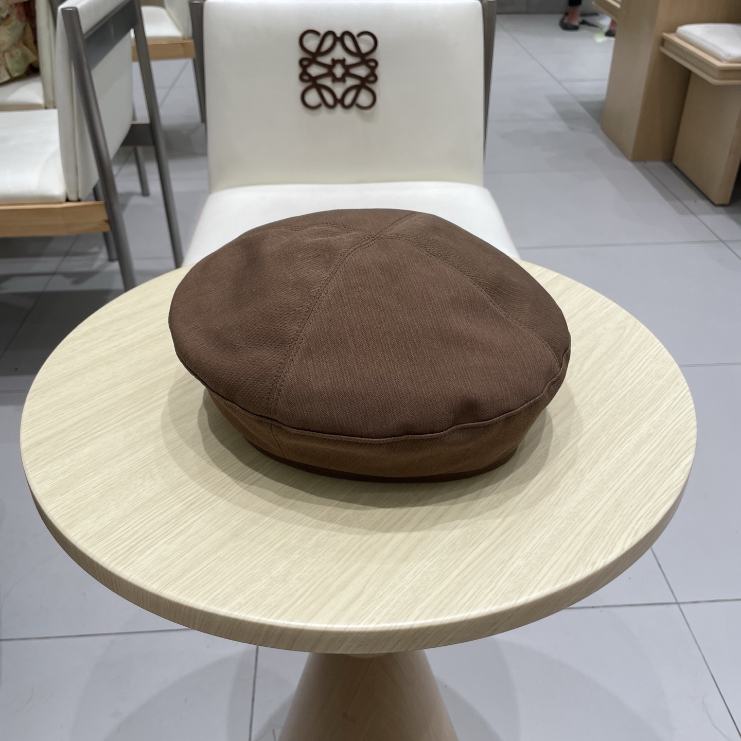  PRADA普拉达三角标贝雷帽，牛仔贝雷帽，头围57cm  PRADA普拉达三角标贝雷帽，牛仔贝雷帽，头