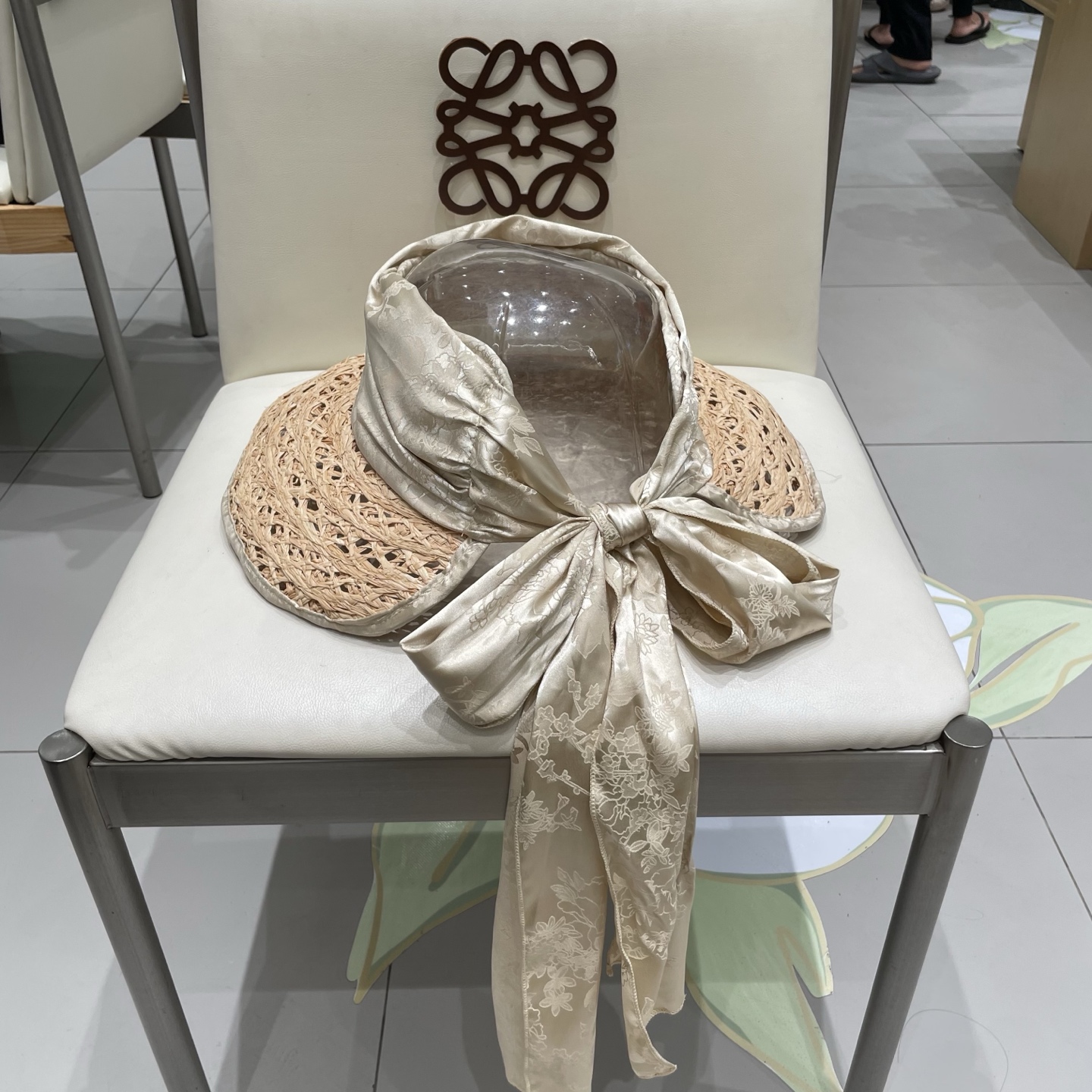  chanel2025年新款夏季帽子女遮阳防晒太阳帽夏季时尚网面透气蝴蝶结空顶