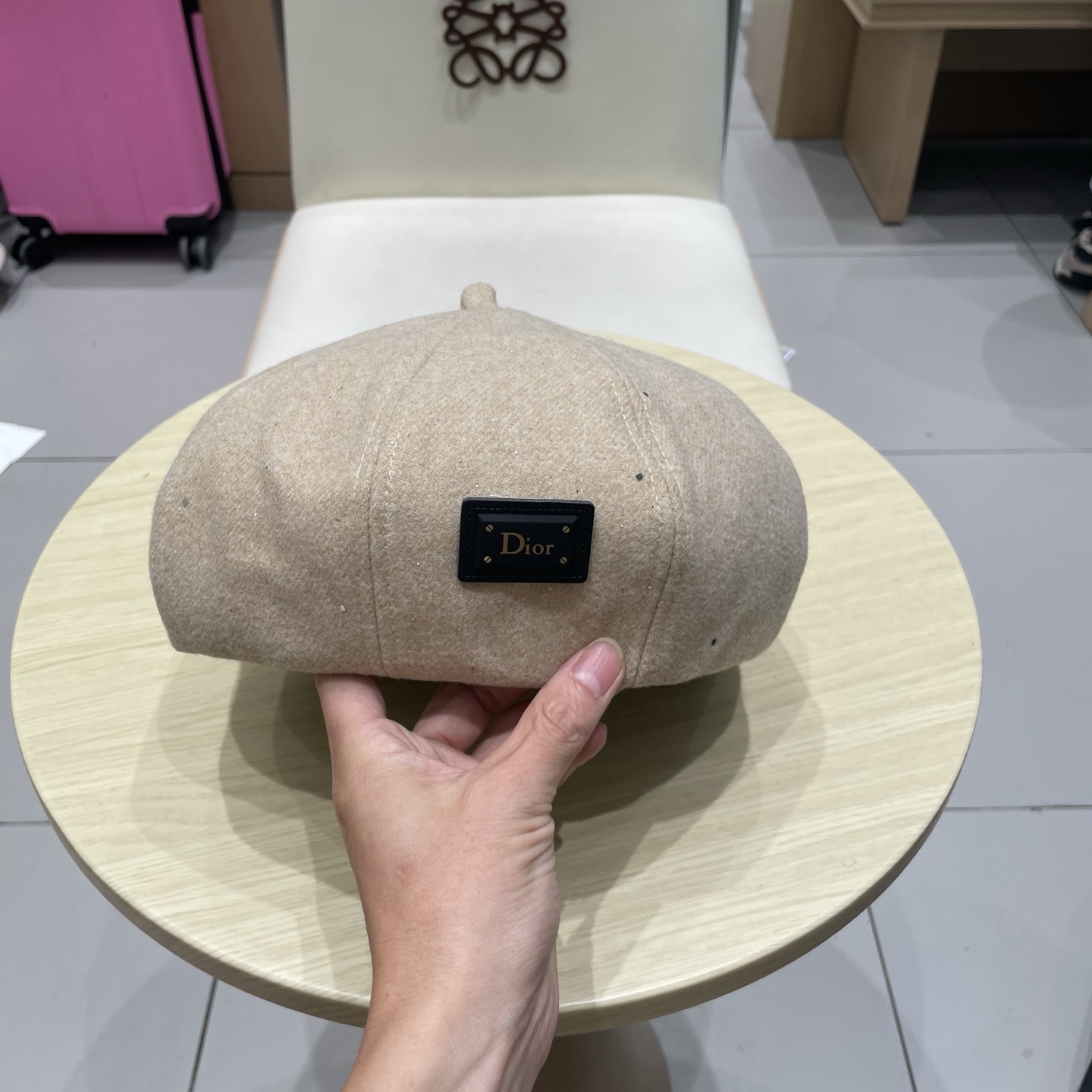 dior迪奥贝雷帽女秋冬英伦百搭保暖蓓蕾帽潮加绒加厚保暖日系画家帽南瓜帽