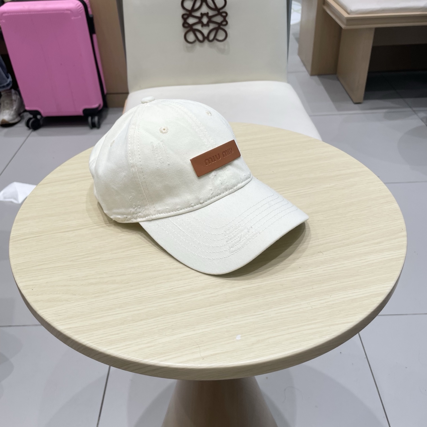 miumiu缪缪新款棒球帽，高级面料，头围57cm