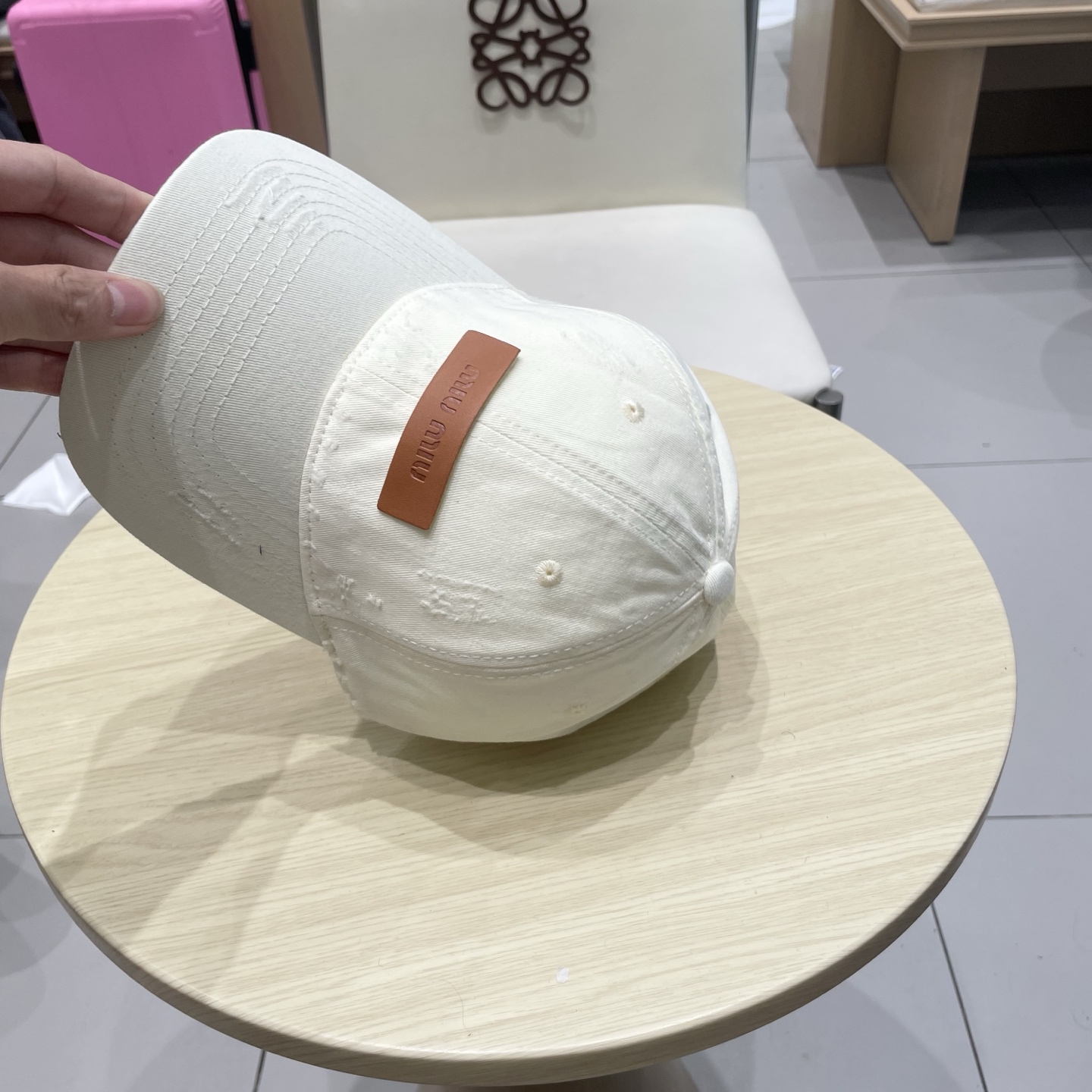 miumiu缪缪新款棒球帽，高级面料，头围57cm