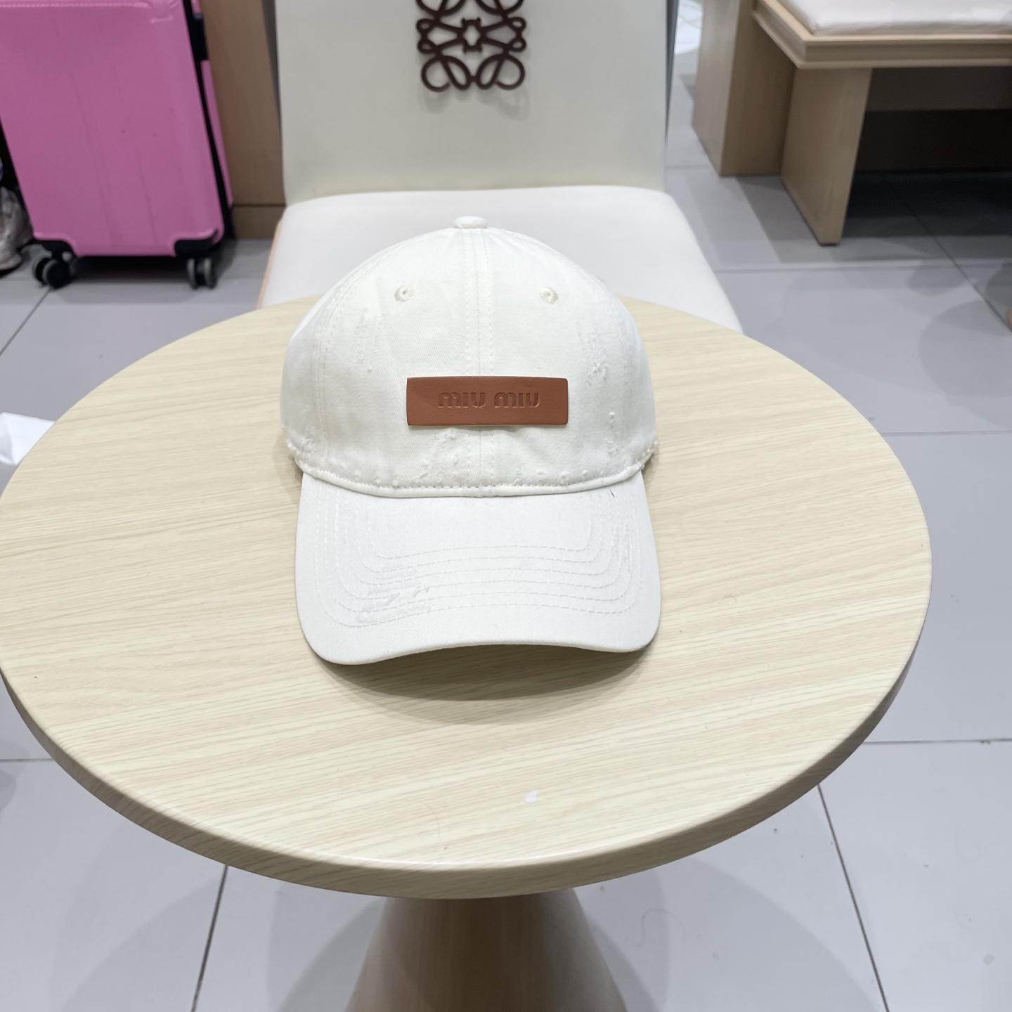 miumiu缪缪新款棒球帽，高级面料，头围57cm