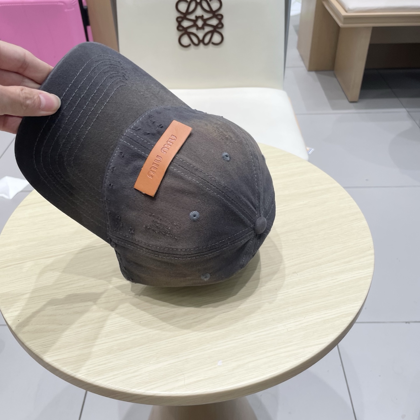 miumiu缪缪新款棒球帽，高级面料，头围57cm