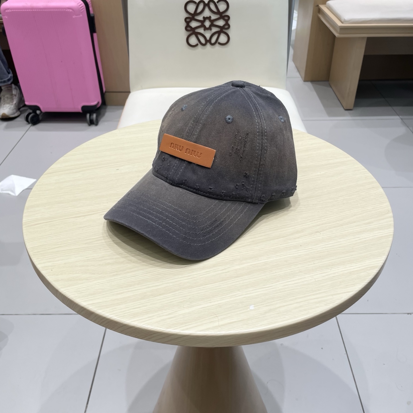 miumiu缪缪新款棒球帽，高级面料，头围57cm