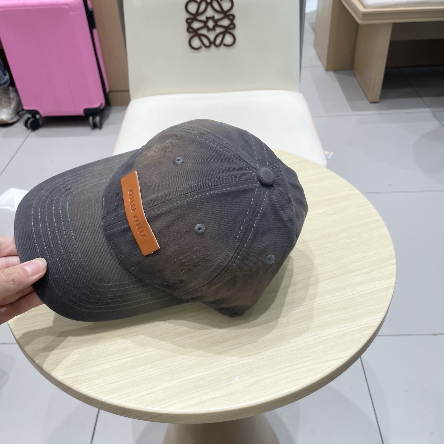 miumiu缪缪新款棒球帽，高级面料，头围57cm