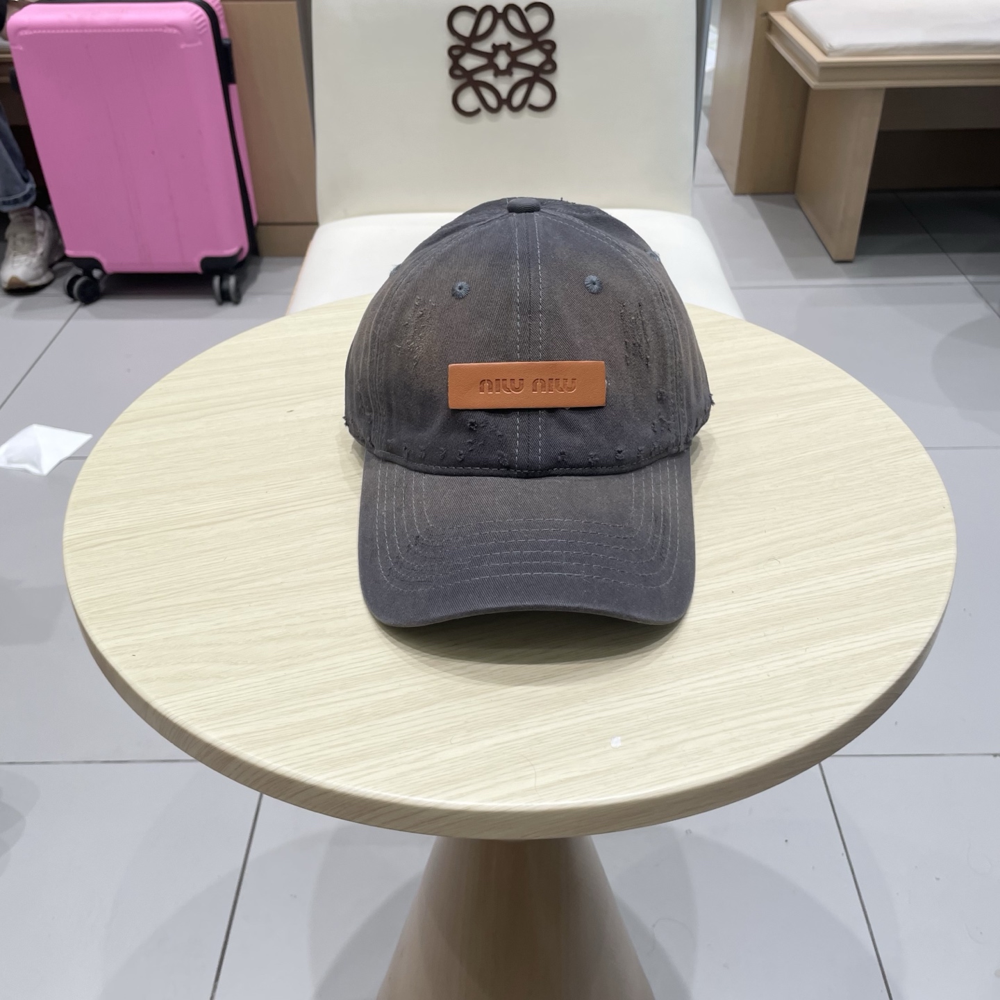 miumiu缪缪新款棒球帽，高级面料，头围57cm