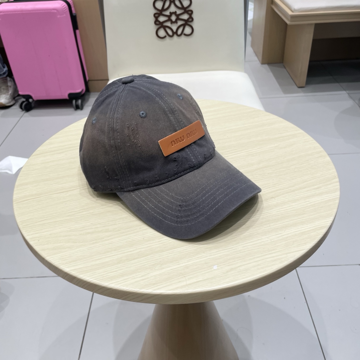 miumiu缪缪新款棒球帽，高级面料，头围57cm