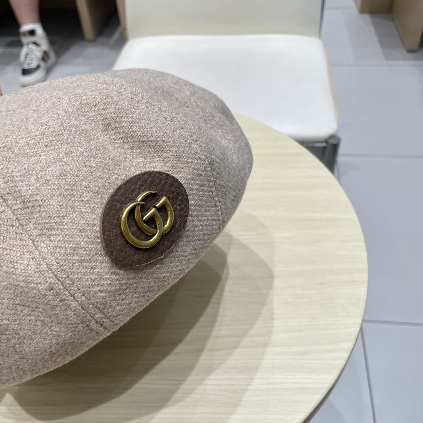  Gucci古奇羊毛贝雷帽，南瓜帽，帽型超正百分百羊毛面料，头围57cm