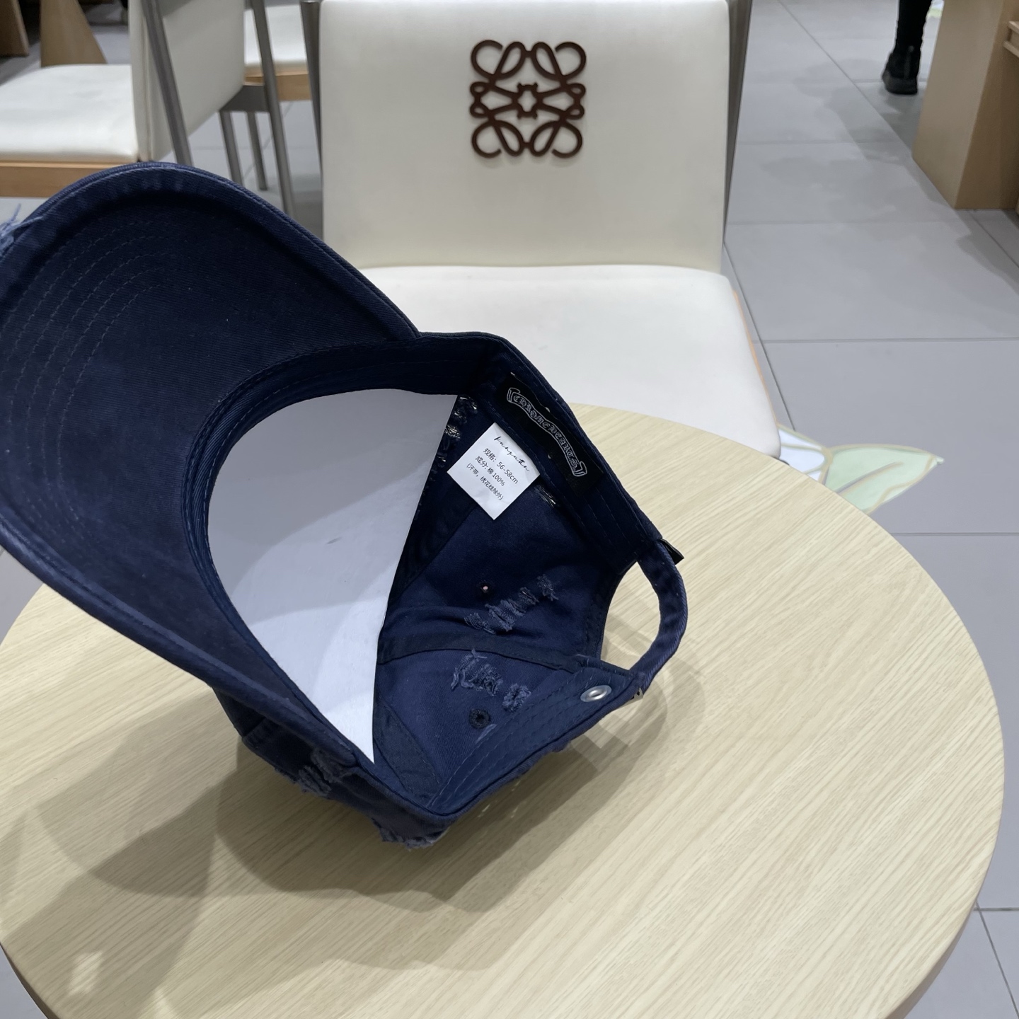  Chrome Hearts 克罗心💓秋款韩版时尚复古做旧破洞帽子磨损设计百搭棒球帽鸭舌帽