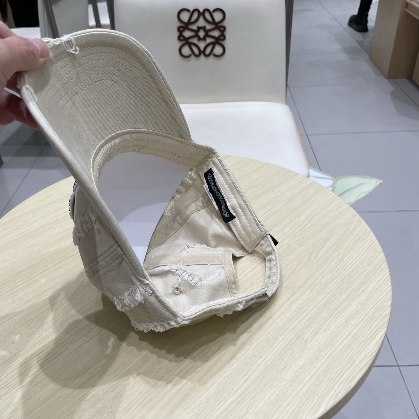  Chrome Hearts 克罗心💓秋款韩版时尚复古做旧破洞帽子磨损设计百搭棒球帽鸭舌帽