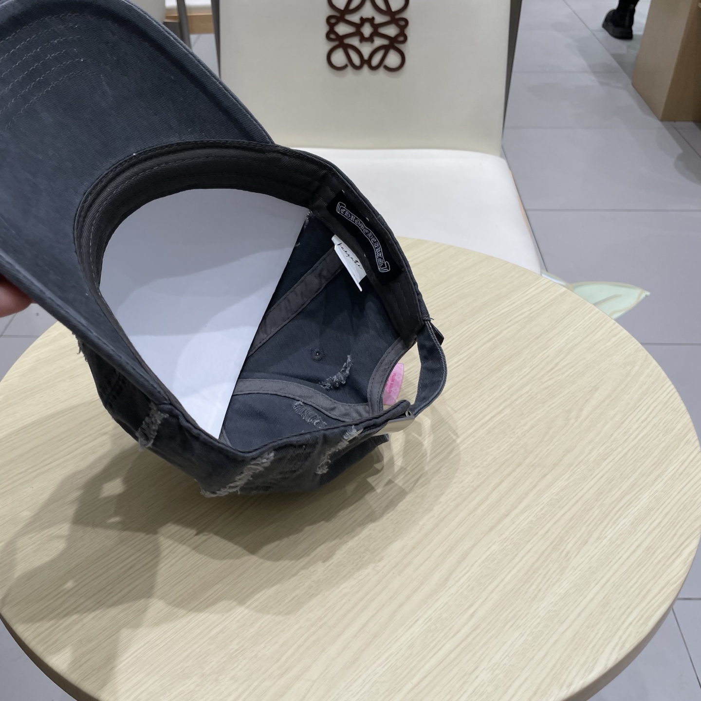  Chrome Hearts 克罗心💓秋款韩版时尚复古做旧破洞帽子磨损设计百搭棒球帽鸭舌帽