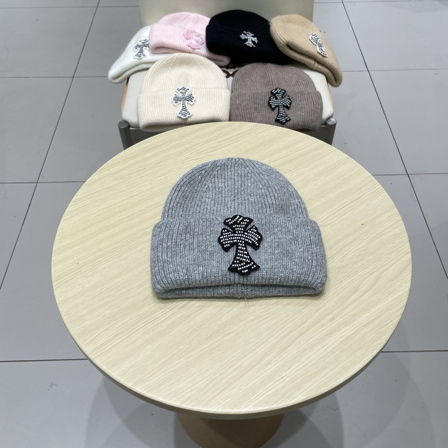 【克罗心】2025秋冬新款男女款针织毛线帽#
很有质感的一款～百搭单品