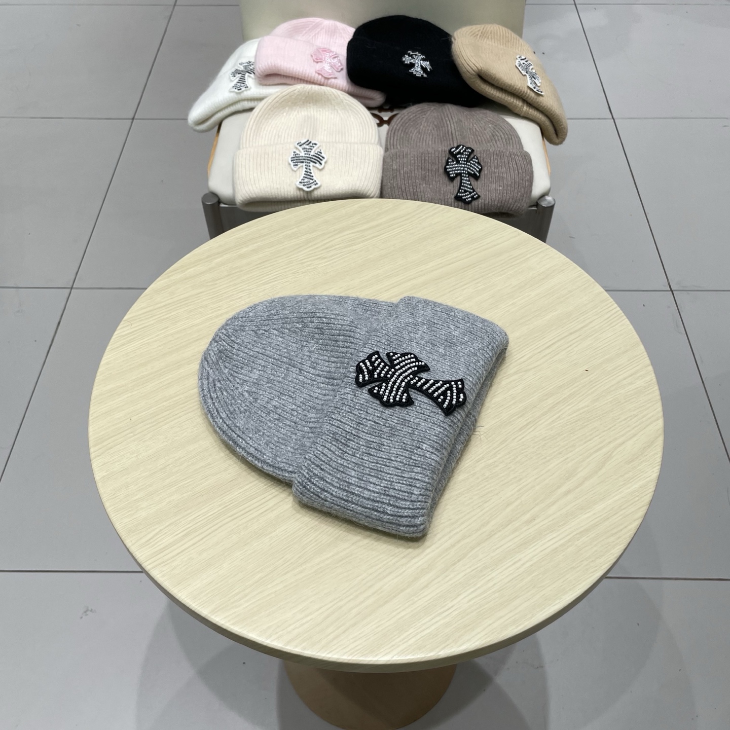 【克罗心】2025秋冬新款男女款针织毛线帽#
很有质感的一款～百搭单品