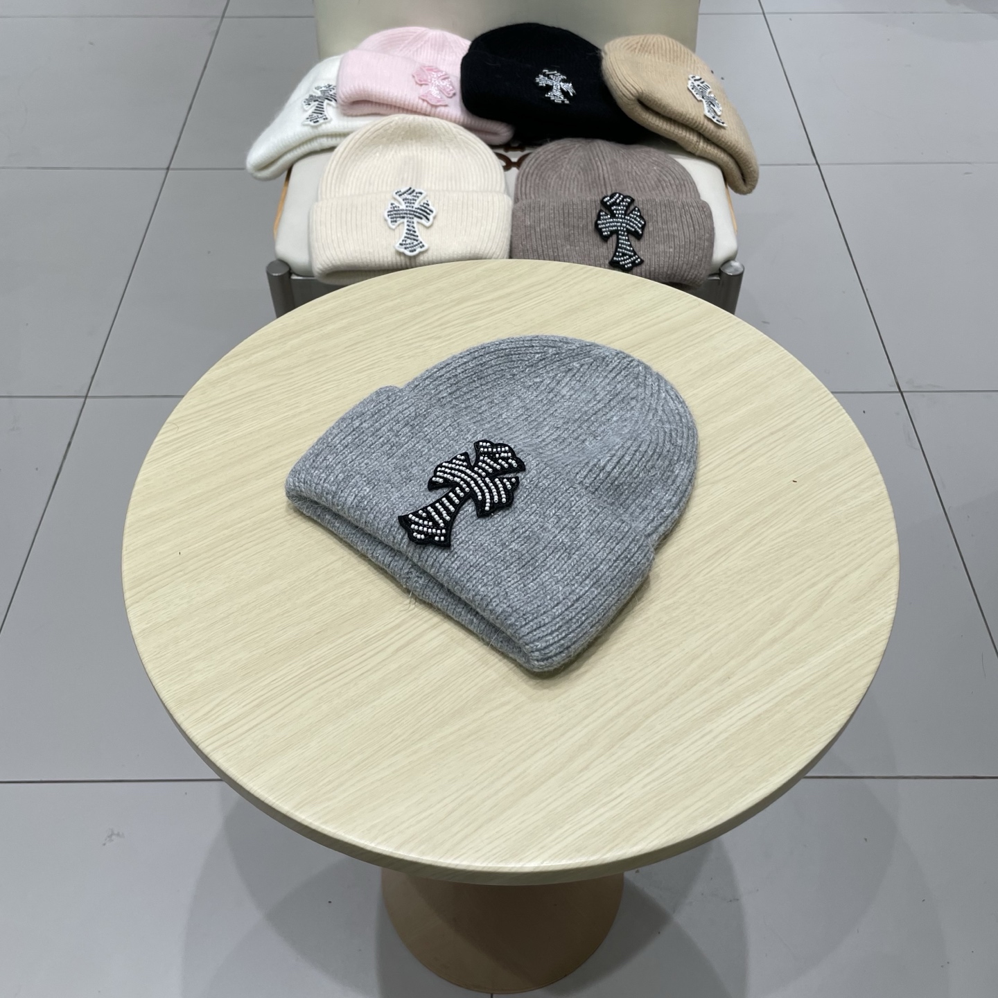 【克罗心】2025秋冬新款男女款针织毛线帽#
很有质感的一款～百搭单品