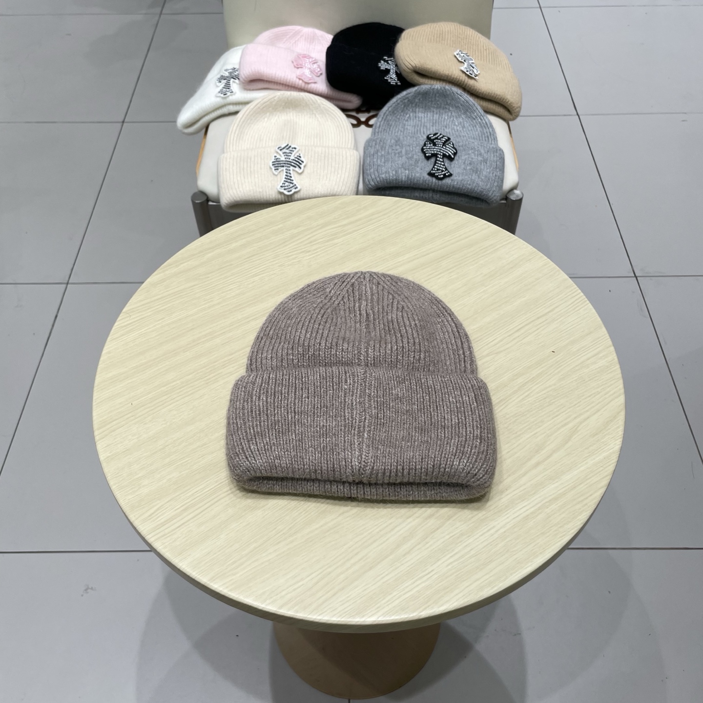 【克罗心】2025秋冬新款男女款针织毛线帽#
很有质感的一款～百搭单品