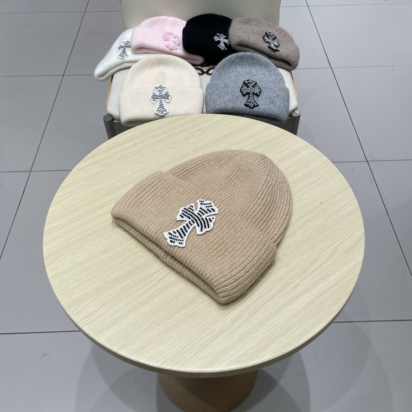 【克罗心】2025秋冬新款男女款针织毛线帽#
很有质感的一款～百搭单品