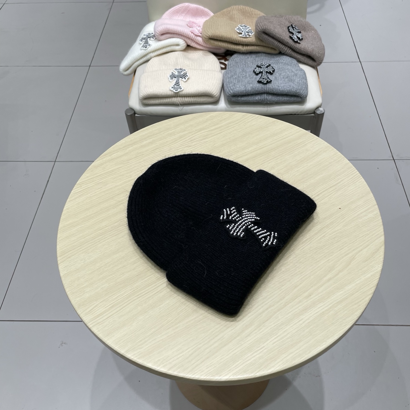 【克罗心】2025秋冬新款男女款针织毛线帽#
很有质感的一款～百搭单品