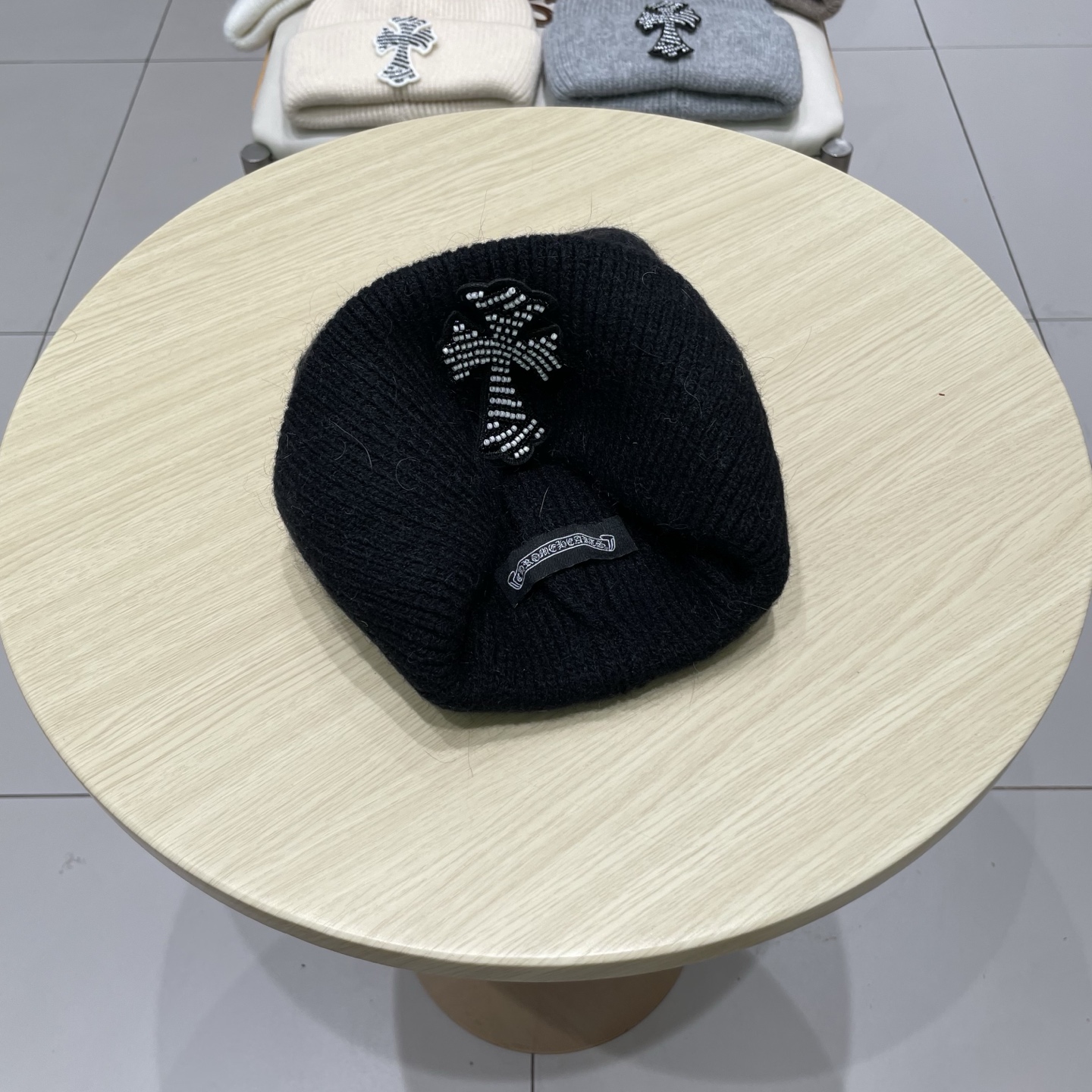 【克罗心】2025秋冬新款男女款针织毛线帽#
很有质感的一款～百搭单品