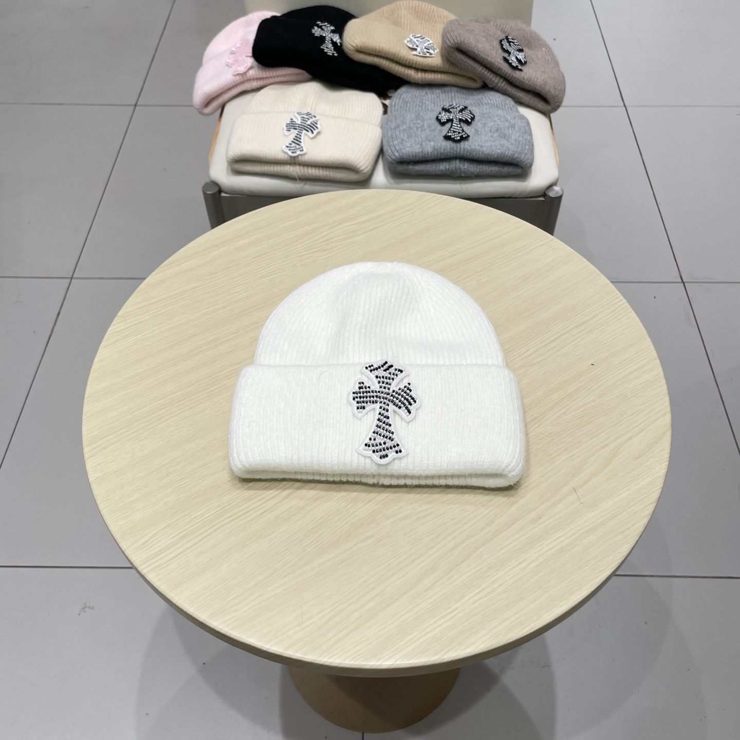 【克罗心】2025秋冬新款男女款针织毛线帽#
很有质感的一款～百搭单品