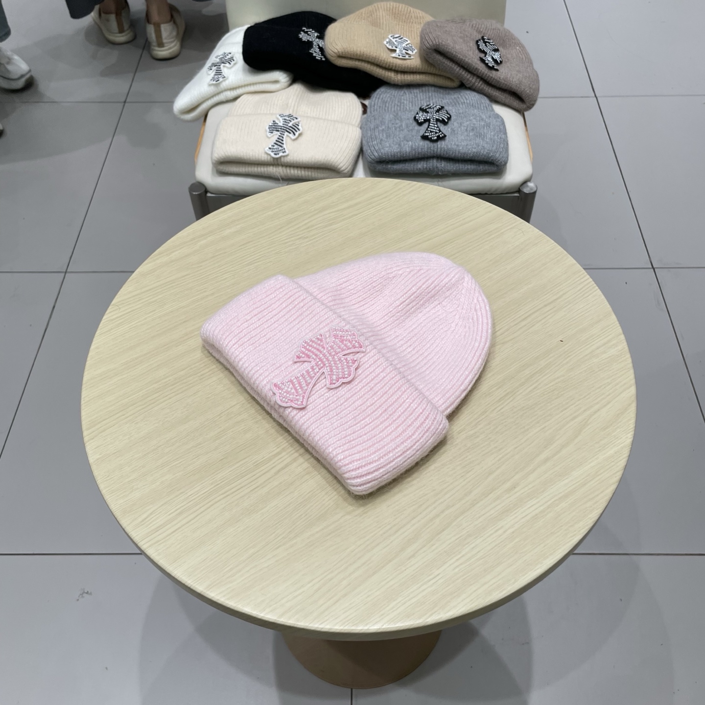 【克罗心】2025秋冬新款男女款针织毛线帽#
很有质感的一款～百搭单品