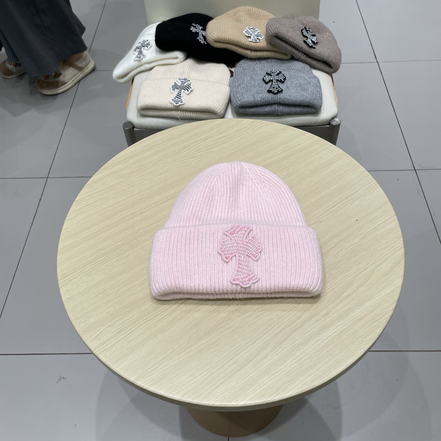 【克罗心】2025秋冬新款男女款针织毛线帽#
很有质感的一款～百搭单品