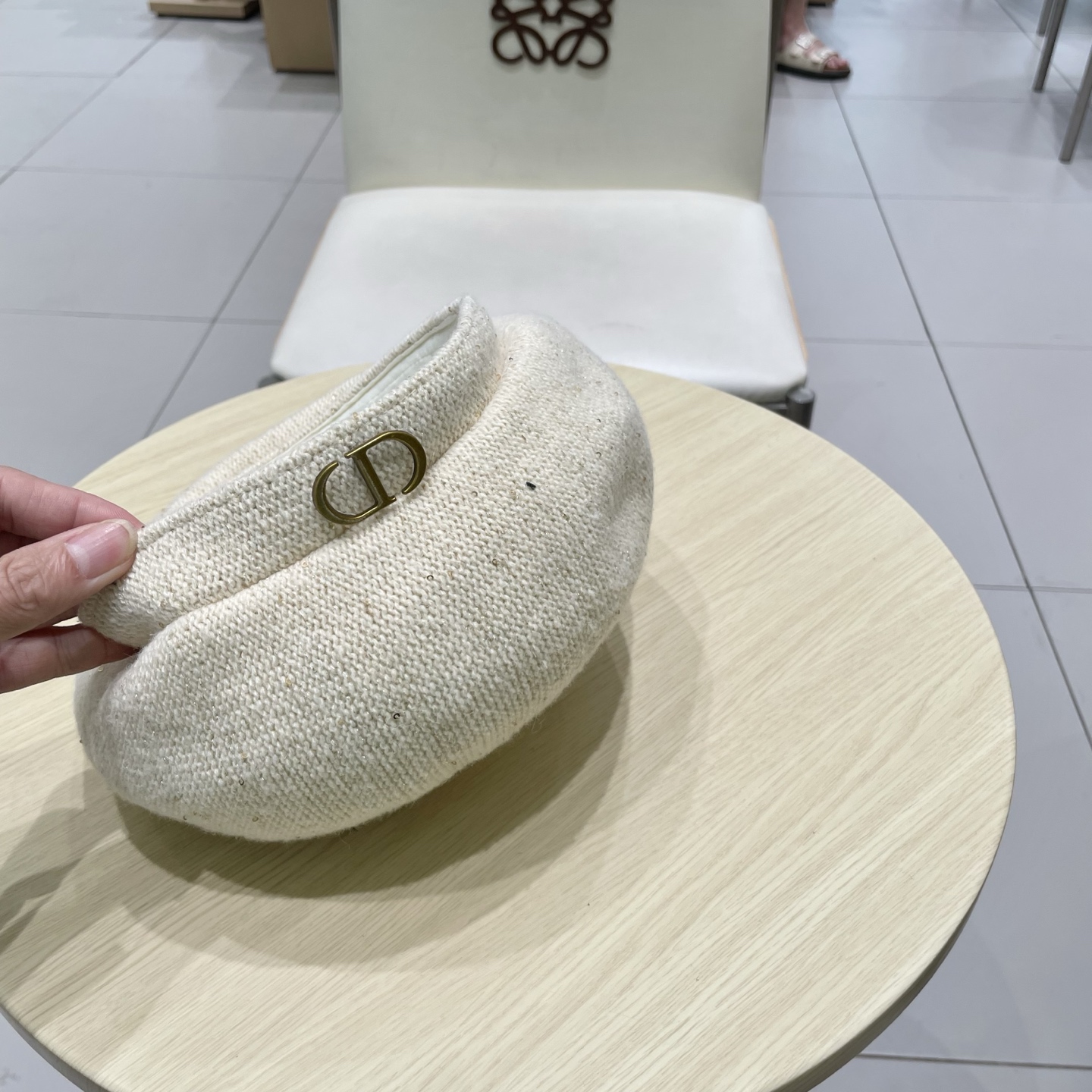  DIOR迪奥贝雷帽女款秋冬季显脸小2025新款韩系气质羊毛画家蓓蕾帽子