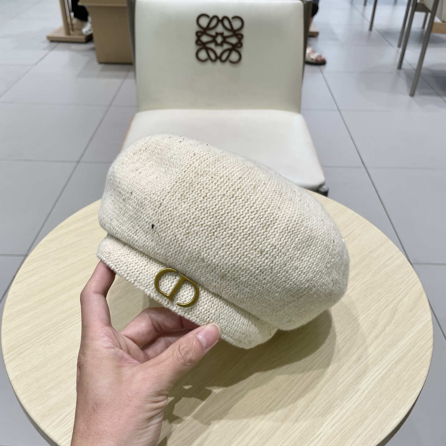  DIOR迪奥贝雷帽女款秋冬季显脸小2025新款韩系气质羊毛画家蓓蕾帽子