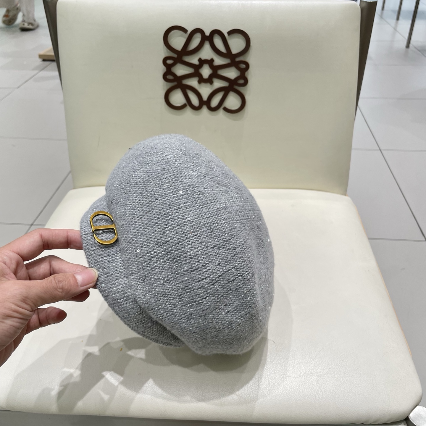  DIOR迪奥贝雷帽女款秋冬季显脸小2025新款韩系气质羊毛画家蓓蕾帽子