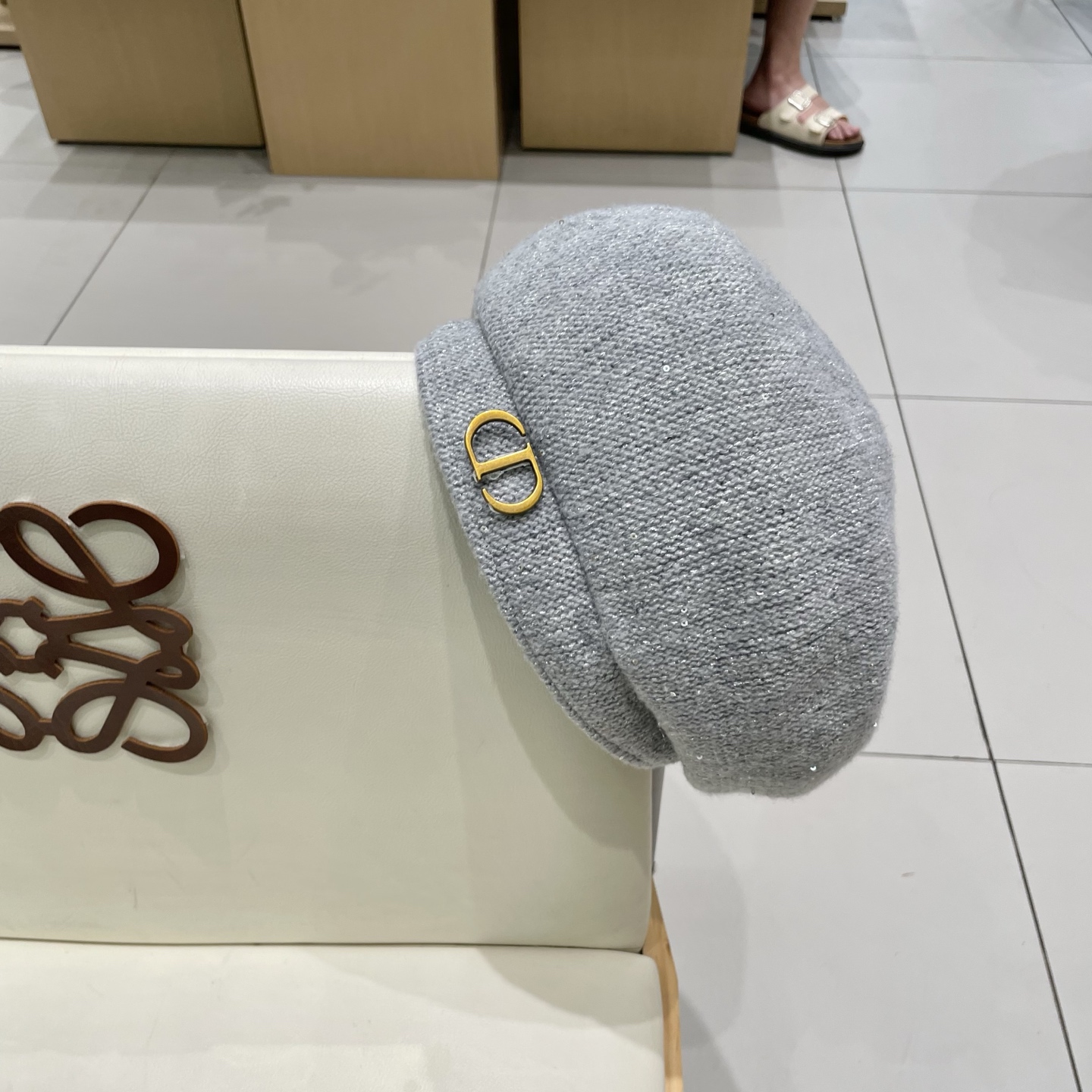  DIOR迪奥贝雷帽女款秋冬季显脸小2025新款韩系气质羊毛画家蓓蕾帽子