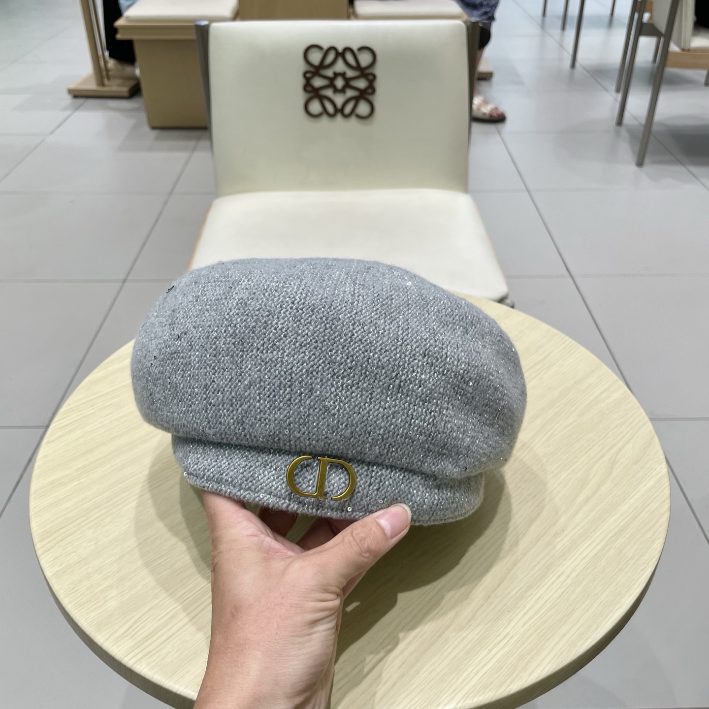  DIOR迪奥贝雷帽女款秋冬季显脸小2025新款韩系气质羊毛画家蓓蕾帽子