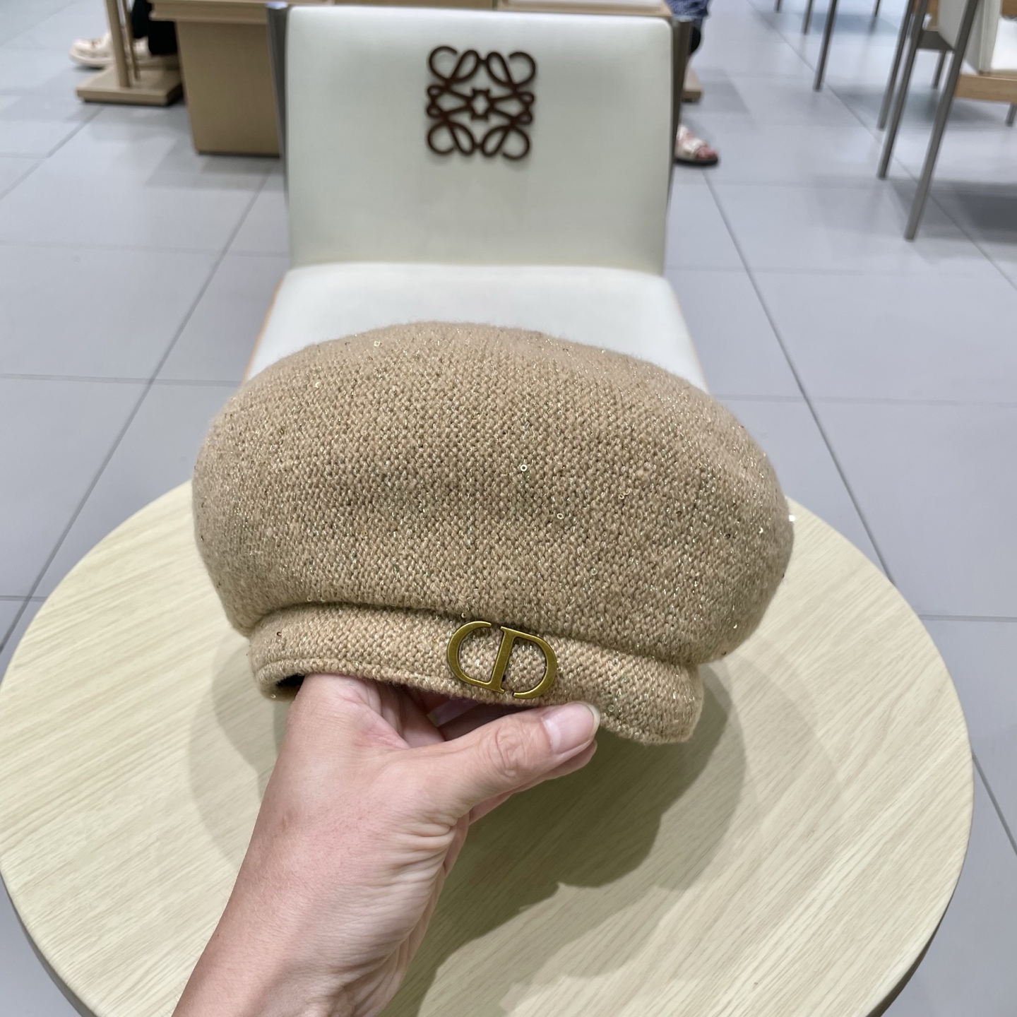  DIOR迪奥贝雷帽女款秋冬季显脸小2025新款韩系气质羊毛画家蓓蕾帽子