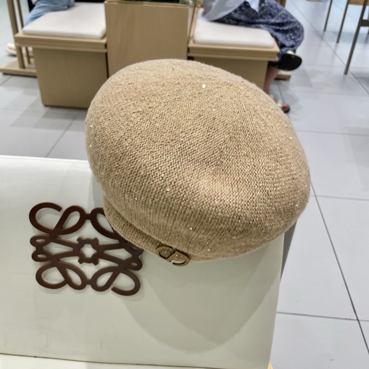  DIOR迪奥贝雷帽女款秋冬季显脸小2025新款韩系气质羊毛画家蓓蕾帽子