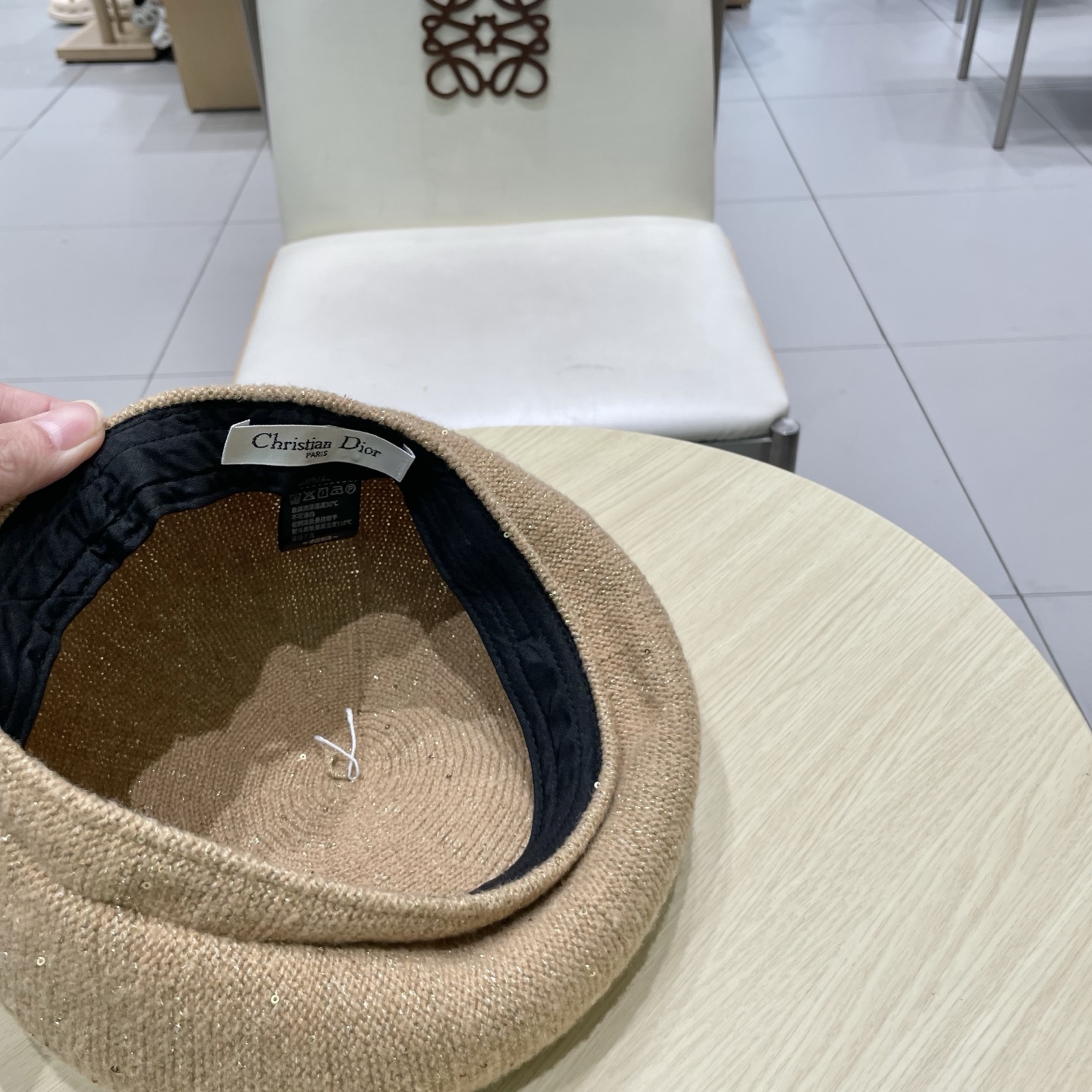  DIOR迪奥贝雷帽女款秋冬季显脸小2025新款韩系气质羊毛画家蓓蕾帽子