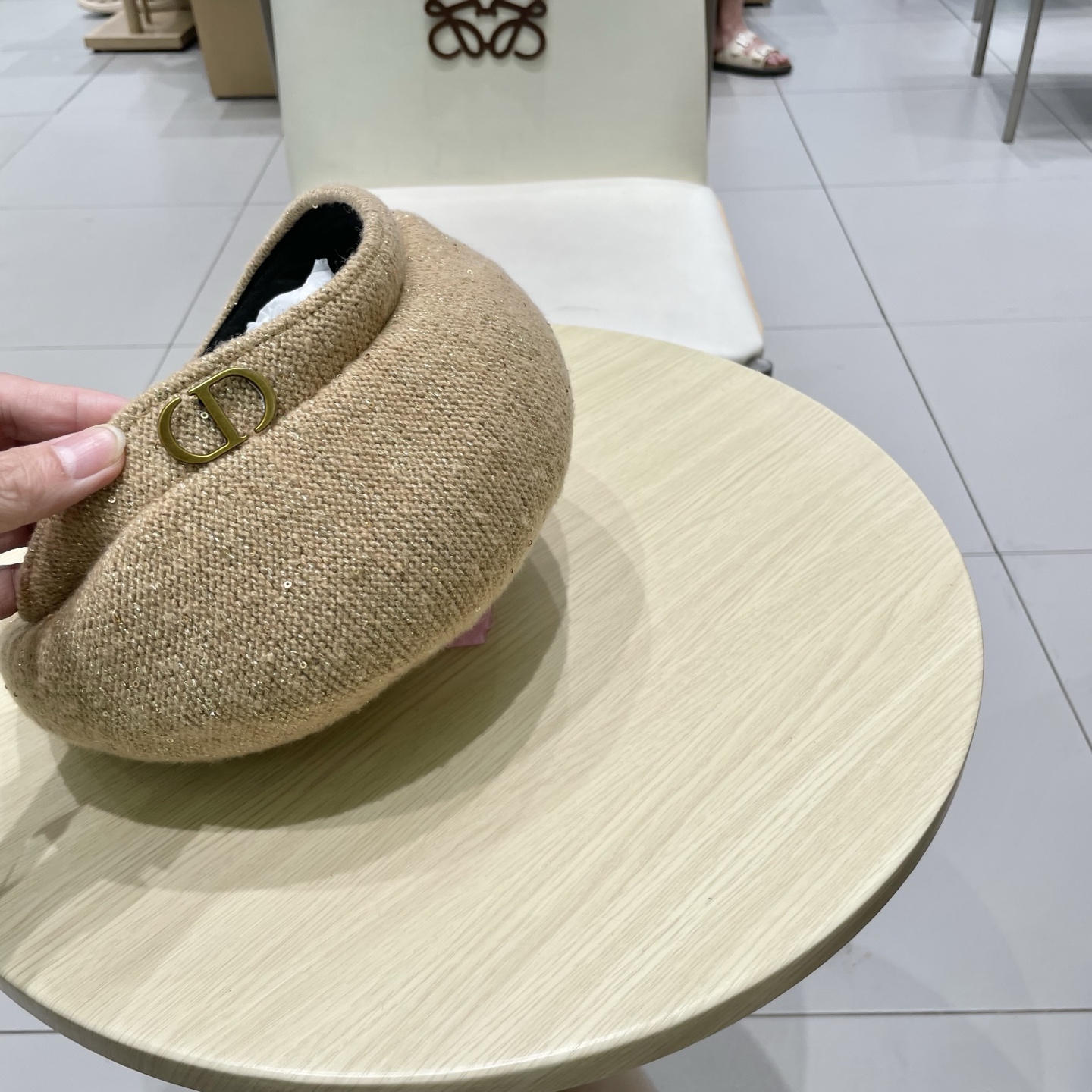  DIOR迪奥贝雷帽女款秋冬季显脸小2025新款韩系气质羊毛画家蓓蕾帽子