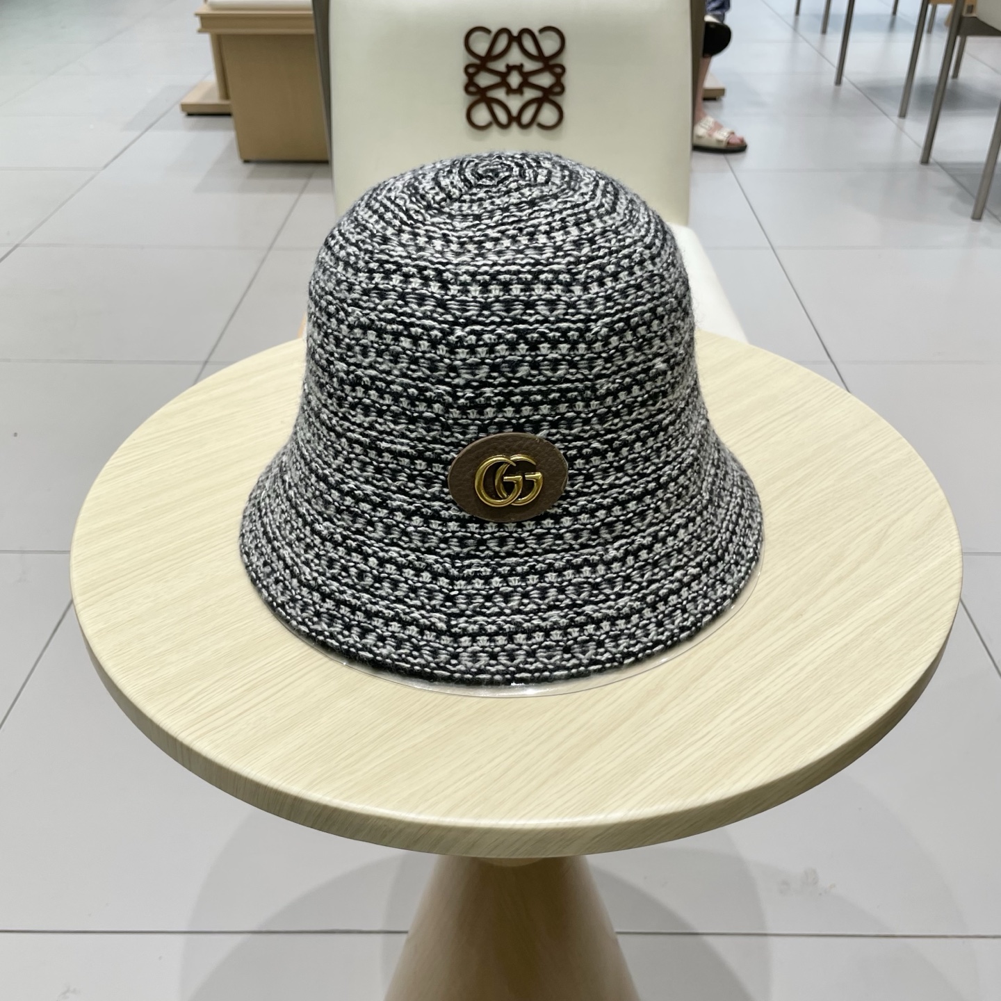  gucci古奇小沿水桶帽子女春夏遮阳防晒渔夫帽复古休闲可折出游叠盆帽