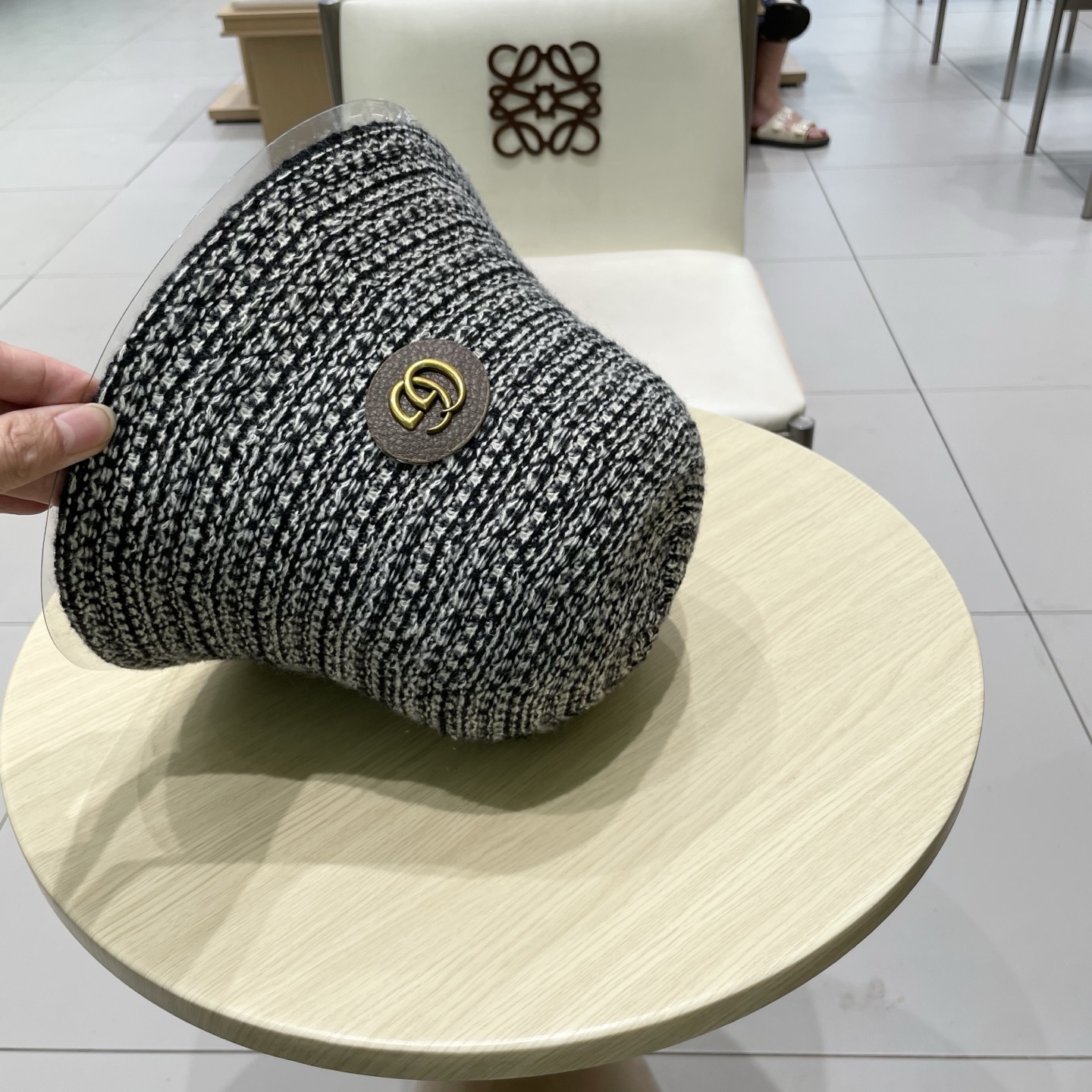  gucci古奇小沿水桶帽子女春夏遮阳防晒渔夫帽复古休闲可折出游叠盆帽