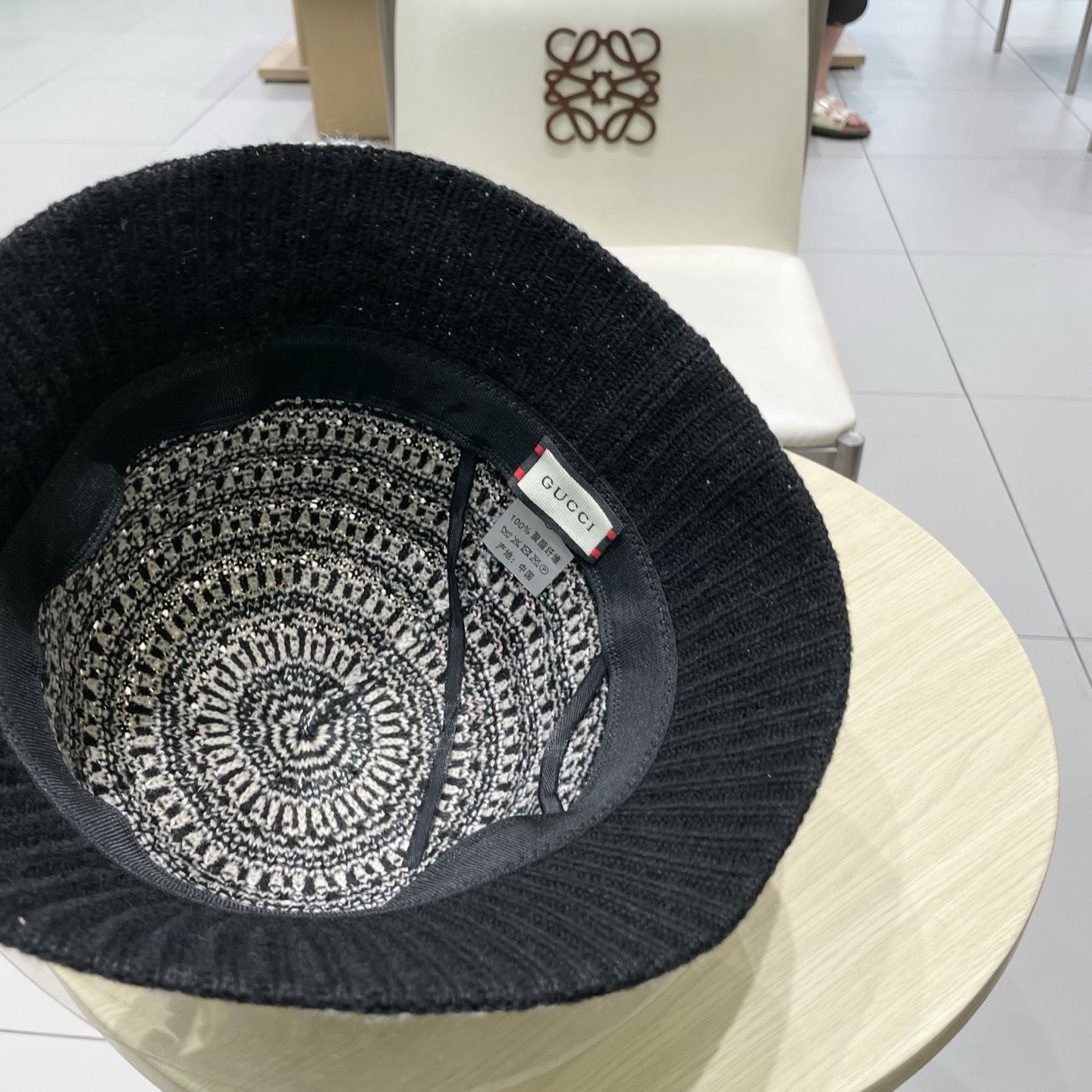  gucci古奇小沿水桶帽子女春夏遮阳防晒渔夫帽复古休闲可折出游叠盆帽