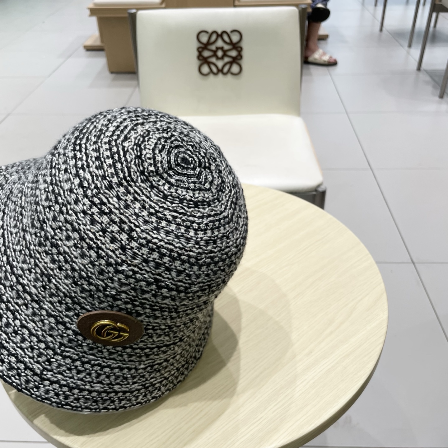  gucci古奇小沿水桶帽子女春夏遮阳防晒渔夫帽复古休闲可折出游叠盆帽