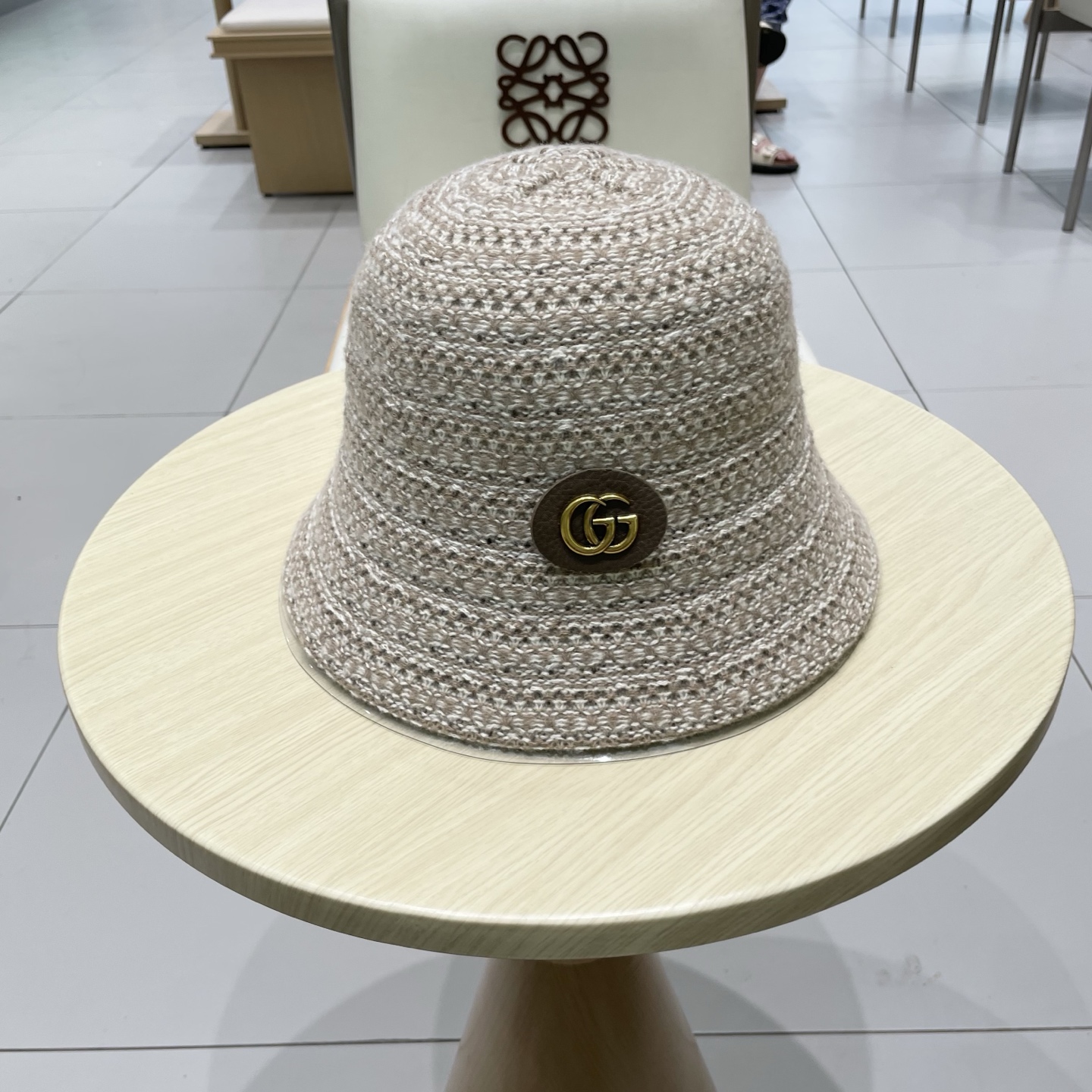  gucci古奇小沿水桶帽子女春夏遮阳防晒渔夫帽复古休闲可折出游叠盆帽