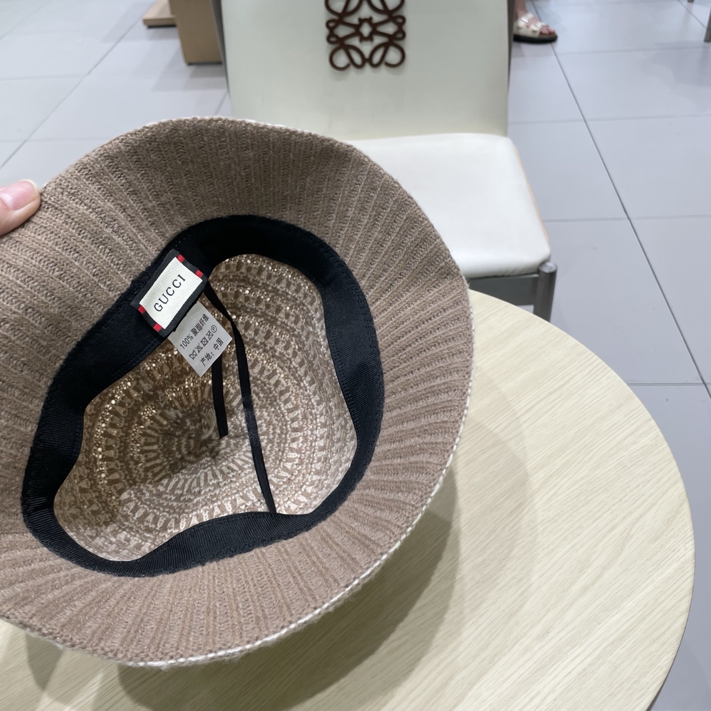  gucci古奇小沿水桶帽子女春夏遮阳防晒渔夫帽复古休闲可折出游叠盆帽