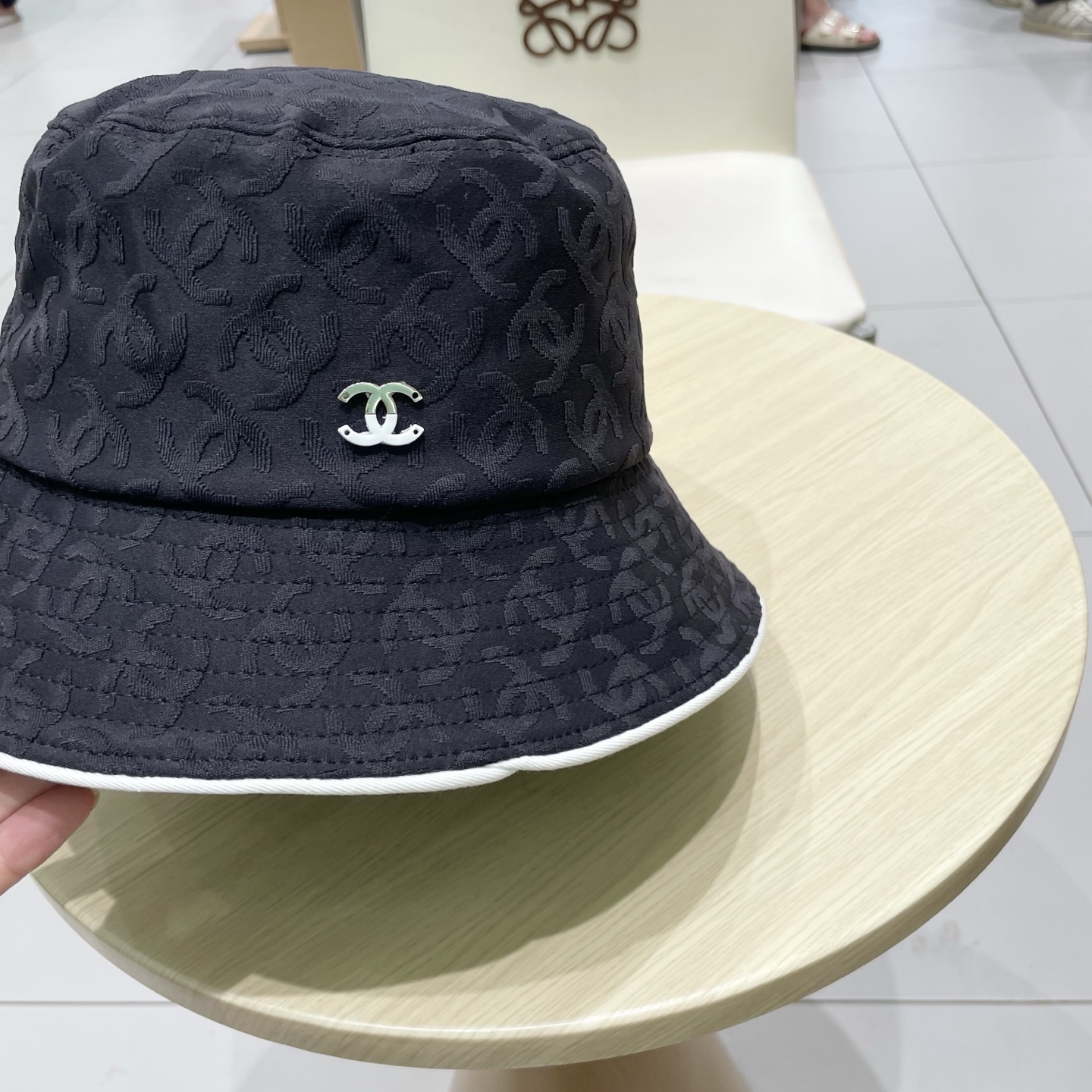 香奈儿CHANEL 新品高定渔夫帽，小香logo经典简约，时尚休闲设计 跑量新品