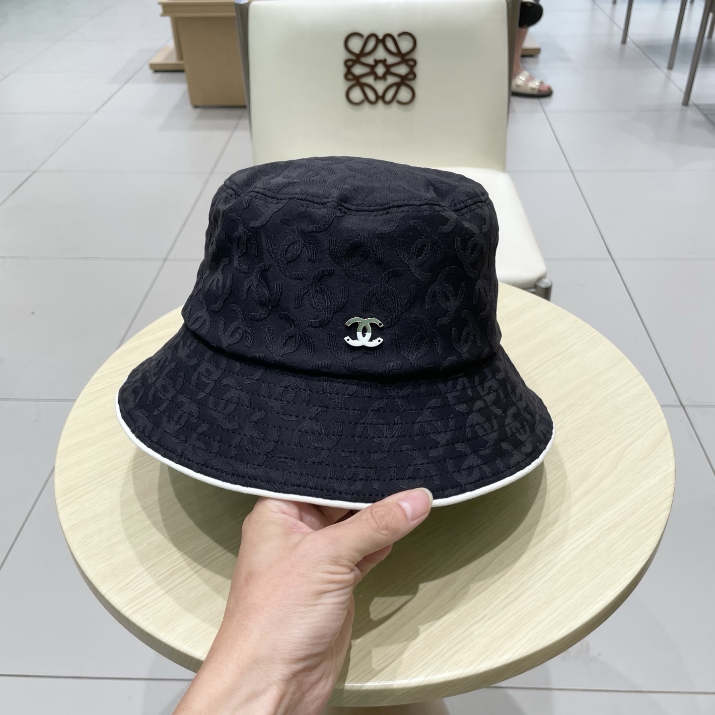 香奈儿CHANEL 新品高定渔夫帽，小香logo经典简约，时尚休闲设计 跑量新品