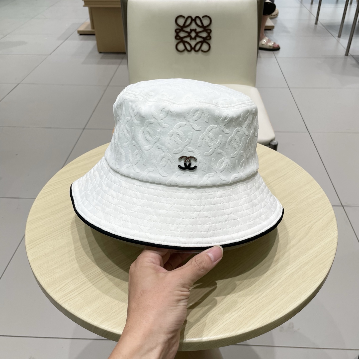 香奈儿CHANEL 新品高定渔夫帽，小香logo经典简约，时尚休闲设计 跑量新品