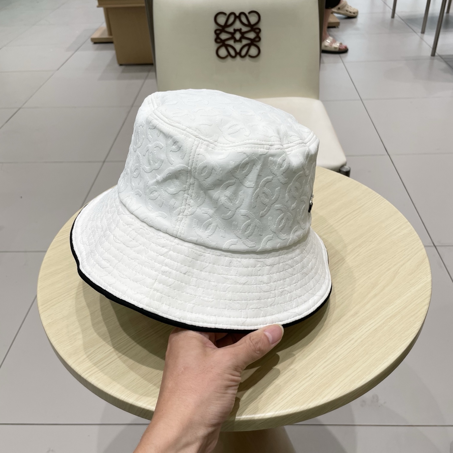 香奈儿CHANEL 新品高定渔夫帽，小香logo经典简约，时尚休闲设计 跑量新品